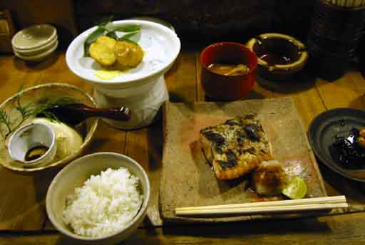 銀平の焼き魚定食