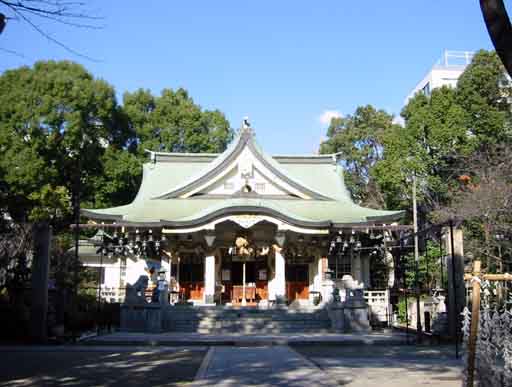 難波八阪神社本殿