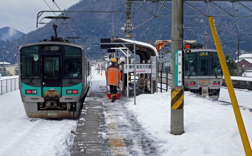 ＪＲ大回り乗車　雪の加古川線の旅