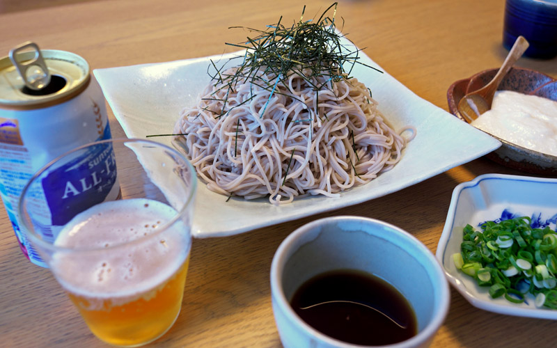 京の三十三食　序にかえて　「ざるそば」とアルコールフリー・ビール