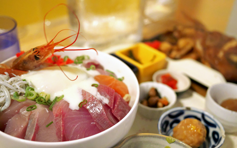 京の三十三食 十二番　蛸薬師　亀山学の亀ランチ・海鮮丼