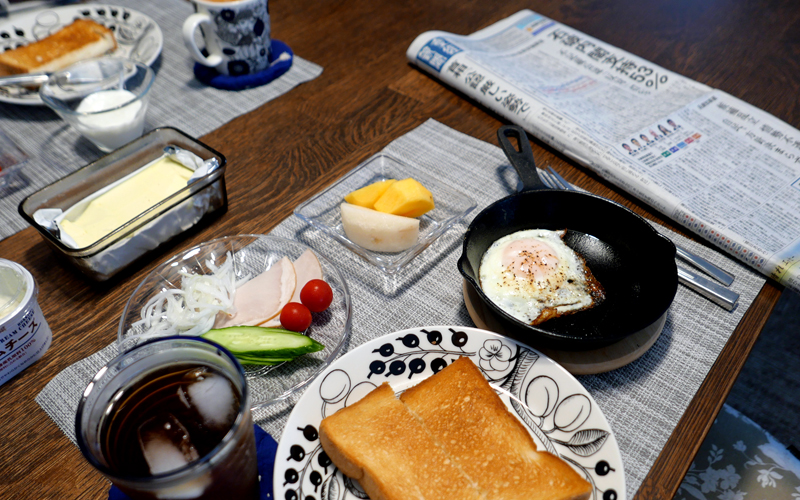 「ロコモ対策」の朝食に目玉焼き