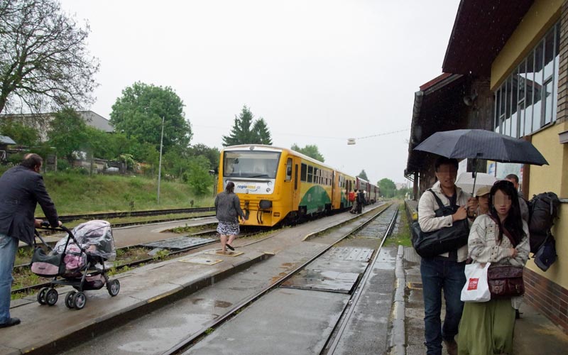 My memory　駅　チェスキー・クルムロフの改札はどこ？