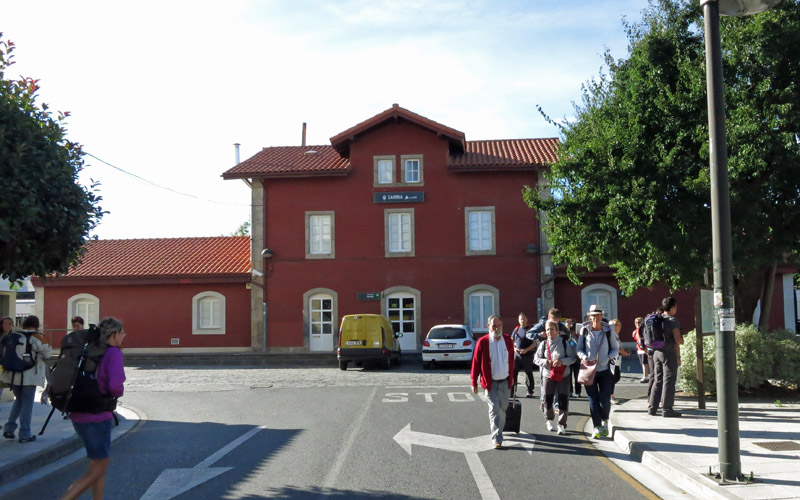 My memory　駅　700キロ近くを歩いてきた サリア