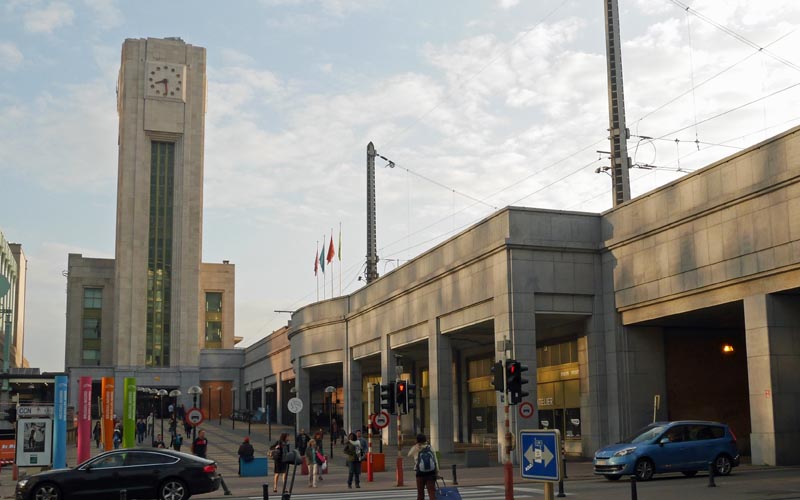 My memory　駅　旅の起点のブリュッセル北駅