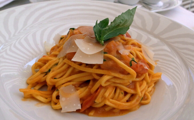 My memnory　旅ランチ　ワイマールの優雅なパスタ