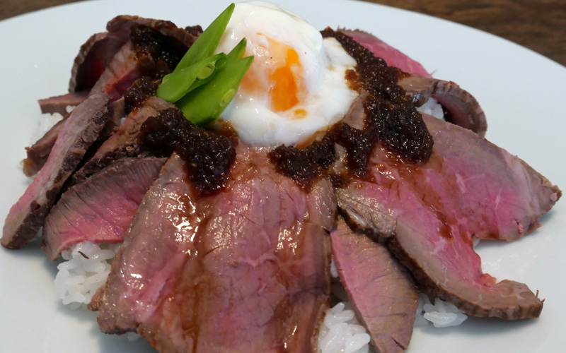 自分でつくる　ロースト-ビーフ丼