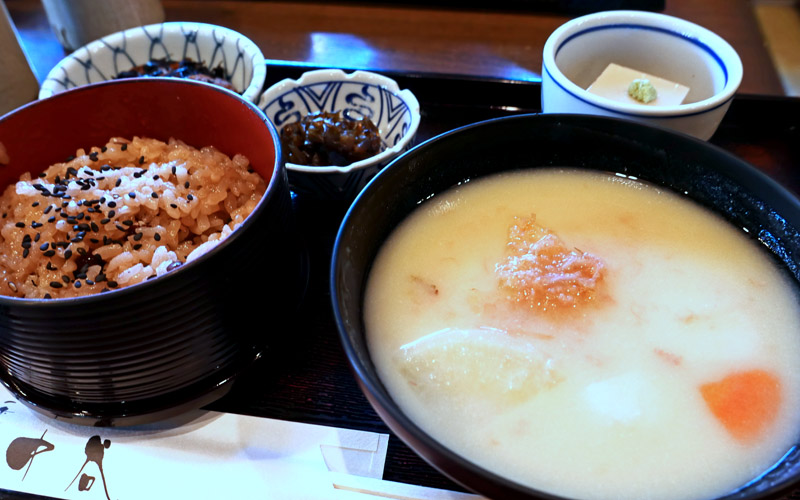 京都・一乗寺　一乗寺中谷の京雑煮のいろどりごはん