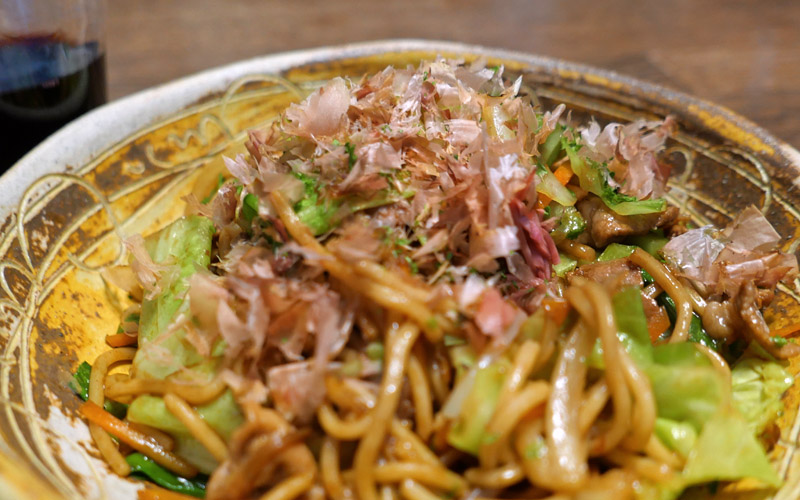 自分でつくる　「千房　焼そば」とバギンボックス