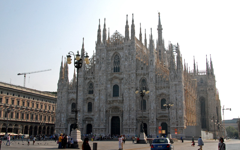 MY memory　旅ランチ　ミラノのドゥオーモとピッツァ