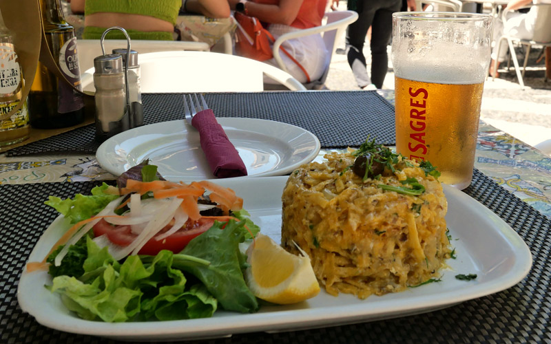 My memory　旅ランチ　リスボンのバカリャウ・ア・ブラース