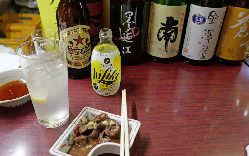 京都・裏寺町　居酒屋 たつみのタケノコの造り