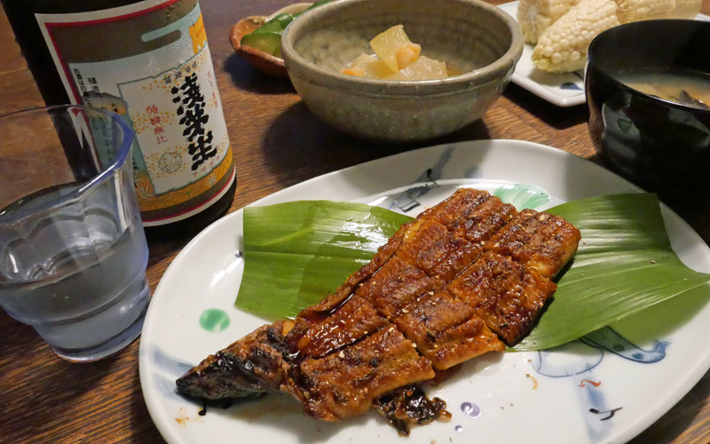 ちょっと一杯　土用の丑の日の鰻